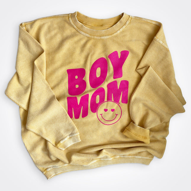 BoyMom Corded Crew Sweatshirt