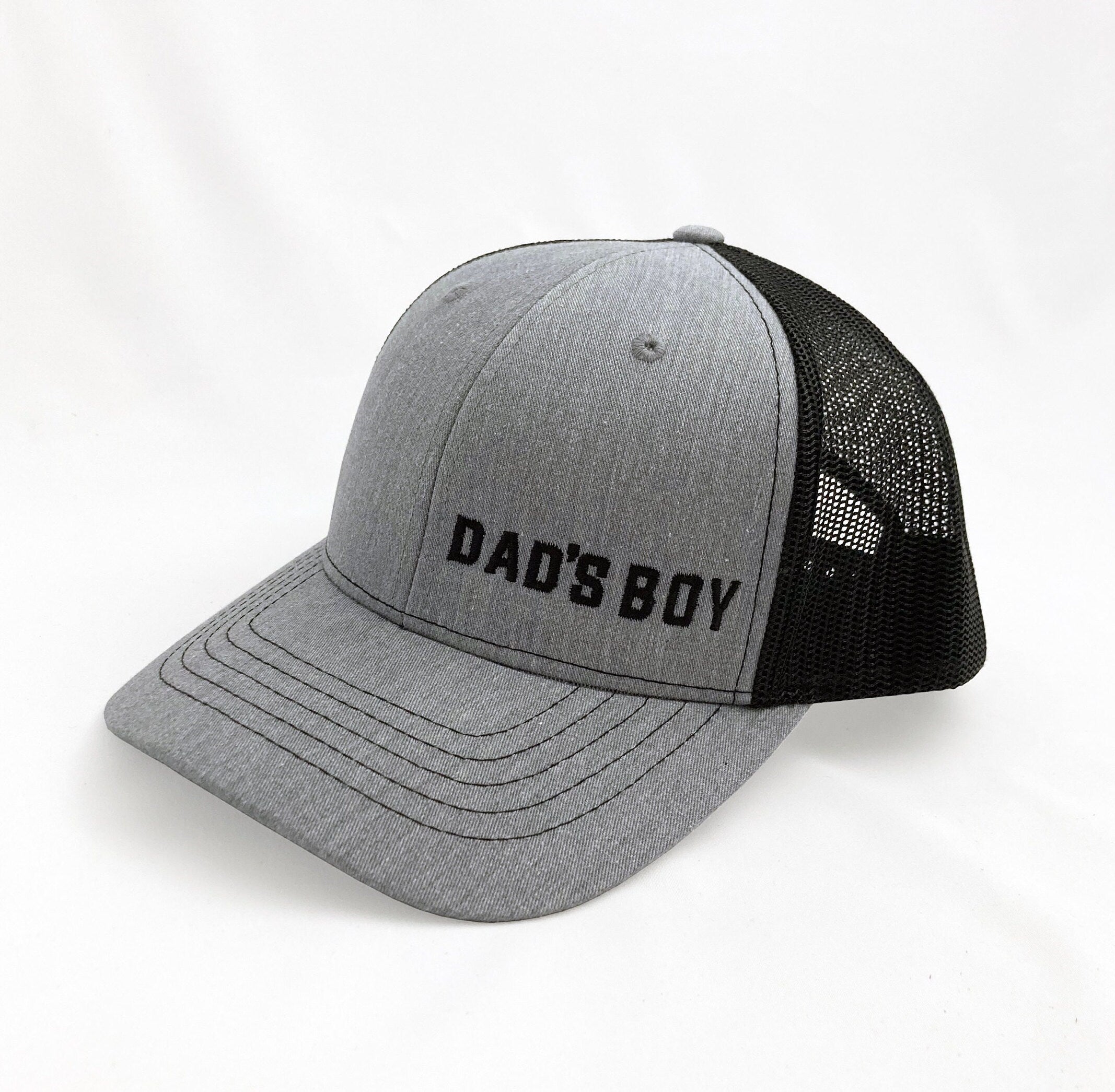 Boydad® & Dad's Boy Heather Grey/Black Structured Matching Hat