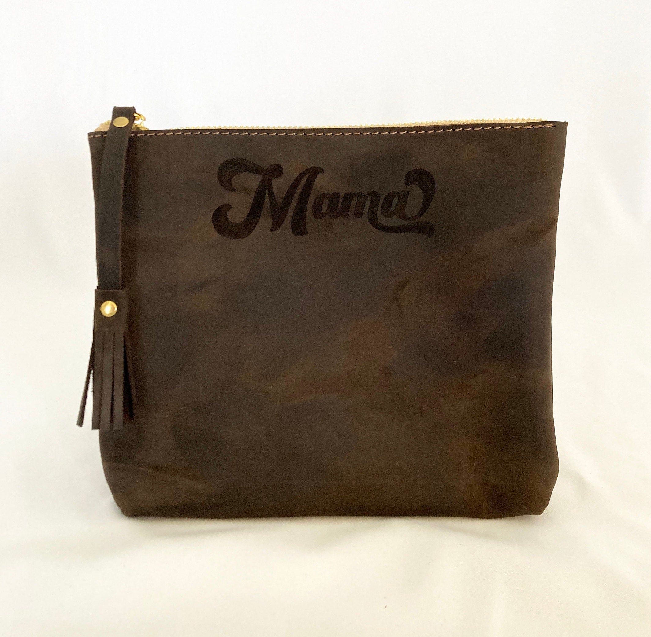 Mama Leather Pouch Retro Top