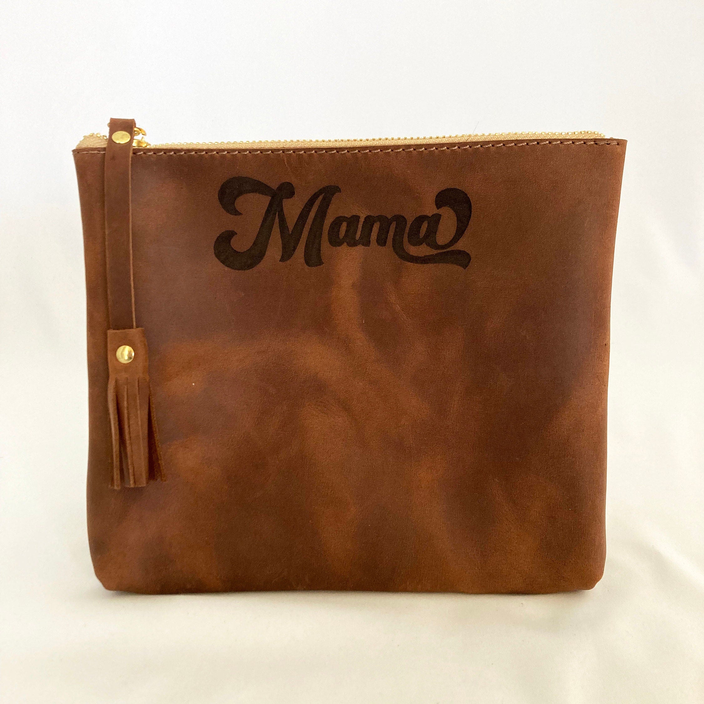 Mama Leather Pouch Retro Top