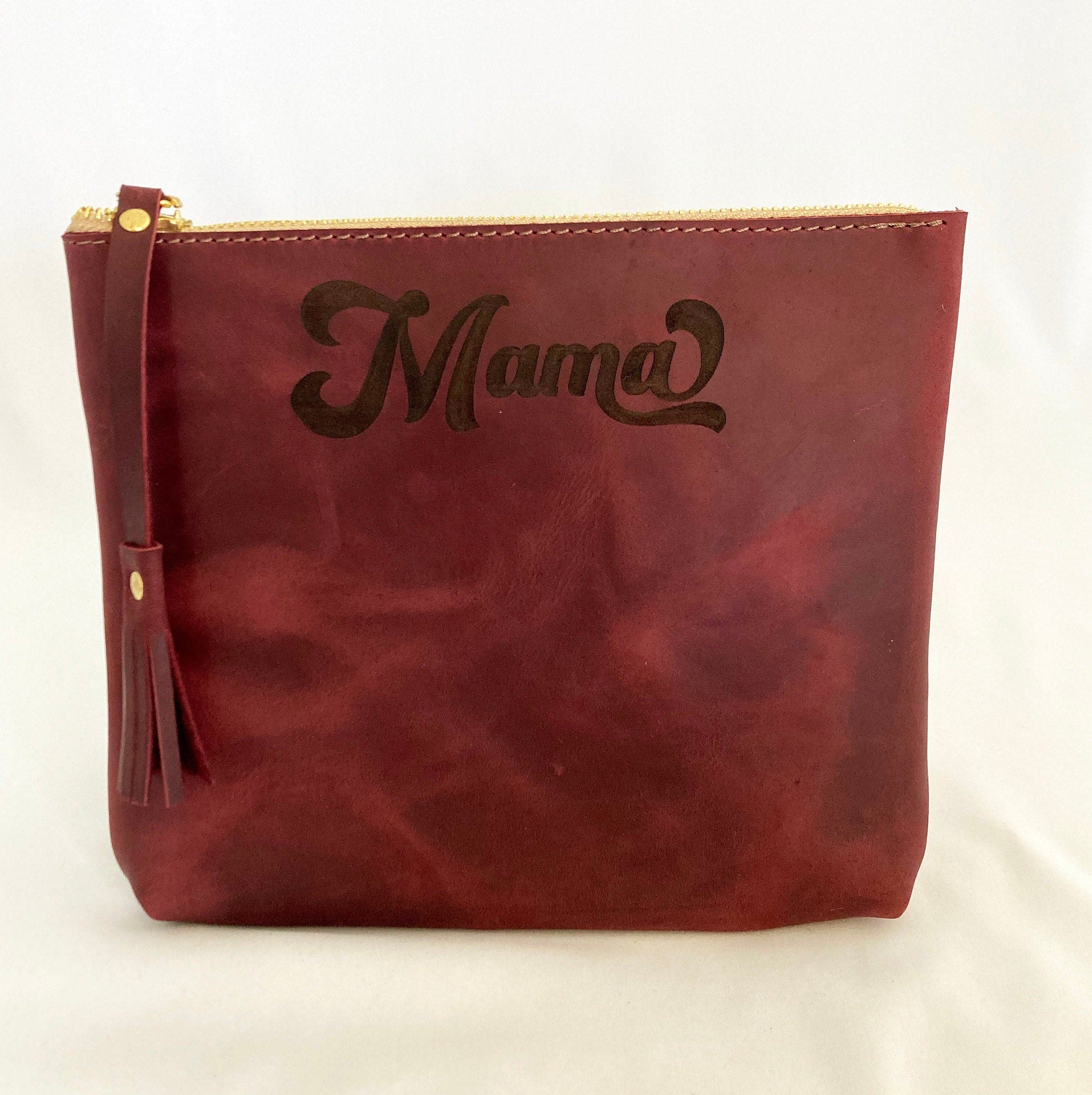 Mama Leather Pouch Retro Top