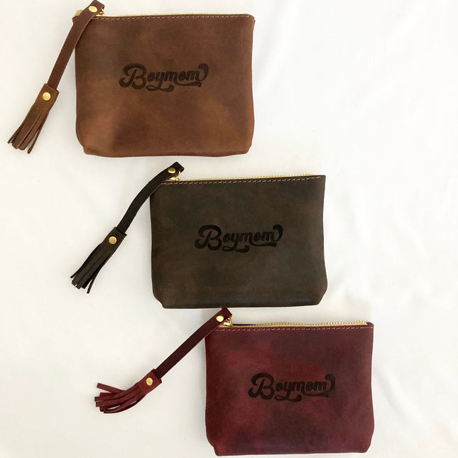 BoyMom Leather Pouch Retro Small