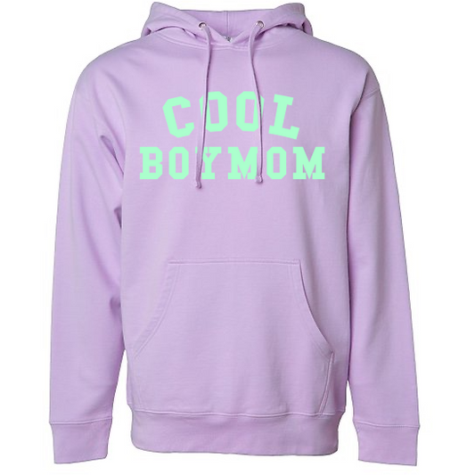 Cool Boymom Lavender with Mint Hoodie