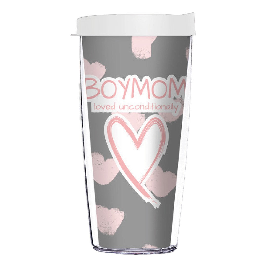 Boymom Loved Unconditionally Tumbler