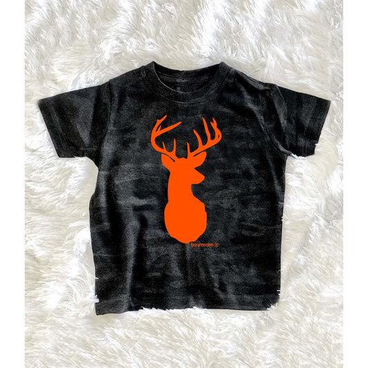 Black Camo Buck Toddler/Youth Tee